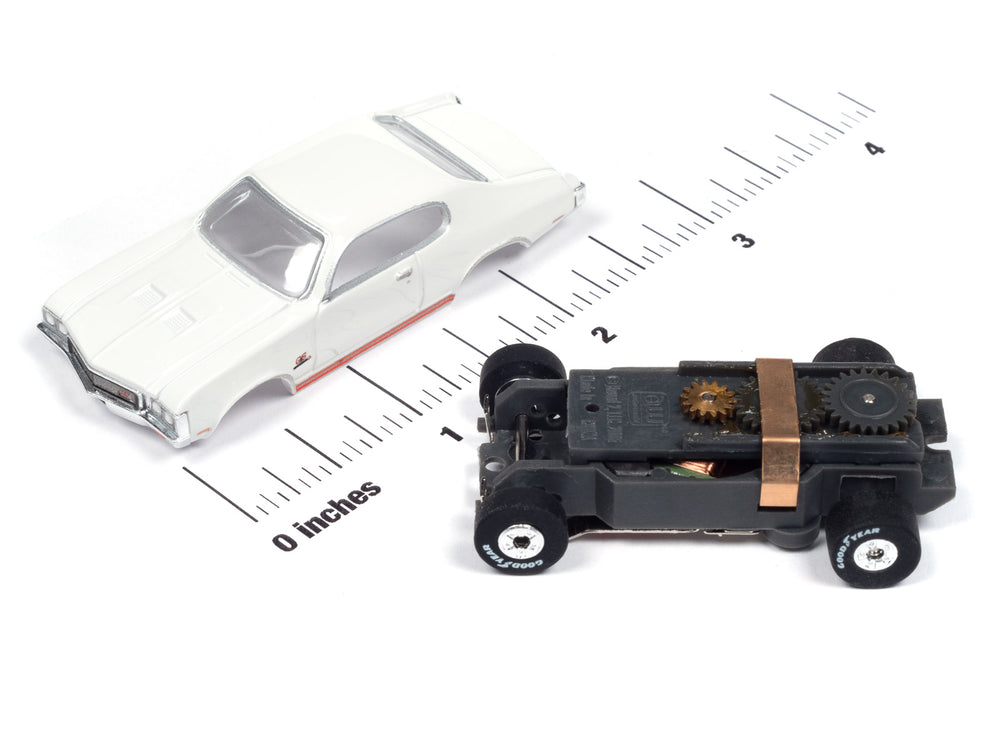 "PRE-ORDER" Auto World Thunderjet 1970 Buick GS - Glacier White HO Scale Slot Car (DUE OCTOBER 2024)