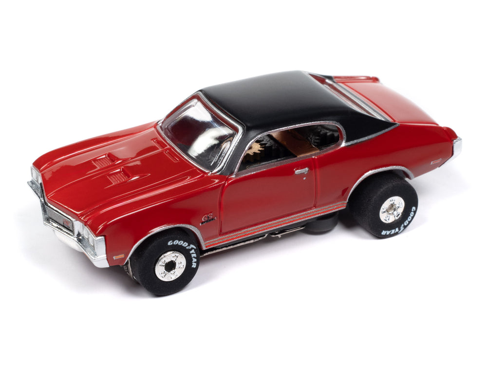 "PRE-ORDER" Auto World Thunderjet 1970 Buick GS - Fire Red HO Scale Slot Car (DUE OCTOBER 2024)