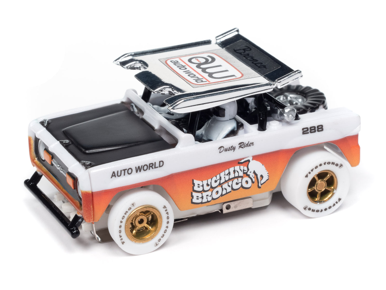 Auto World Xtraction 1972 Ford Baja Bronco (iWheels) HO Scale Slot Car