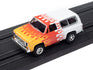 "PRE-ORDER" Auto World Xtraction 1979 Chevy Blazer - White w/ Yellow & Red Flames HO Scale Slot Car (DUE OCTOBER 2024)