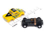 "PRE-ORDER" Auto World Thunderjet 1941 Willys Coupe Gasser - Yellow w/ Green Flames HO Scale Slot Car (DUE OCTOBER 2024)