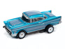 "PRE-ORDER" Auto World Thunderjet 1957 Chevrolet Bel Air Lowrider (Aqua) HO Scale Slot Car (DUE JANUARY 2025)