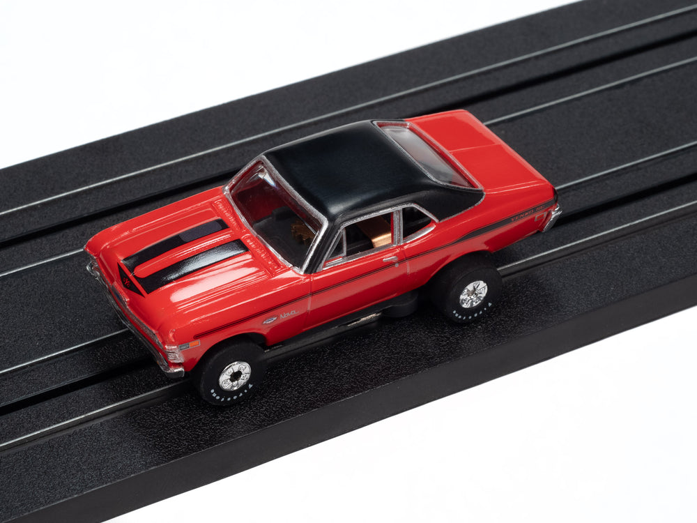 "PRE-ORDER" Auto World Thunderjet 1969 Chevy Nova (Red) HO Scale Slot Car (DUE JANUARY 2025)