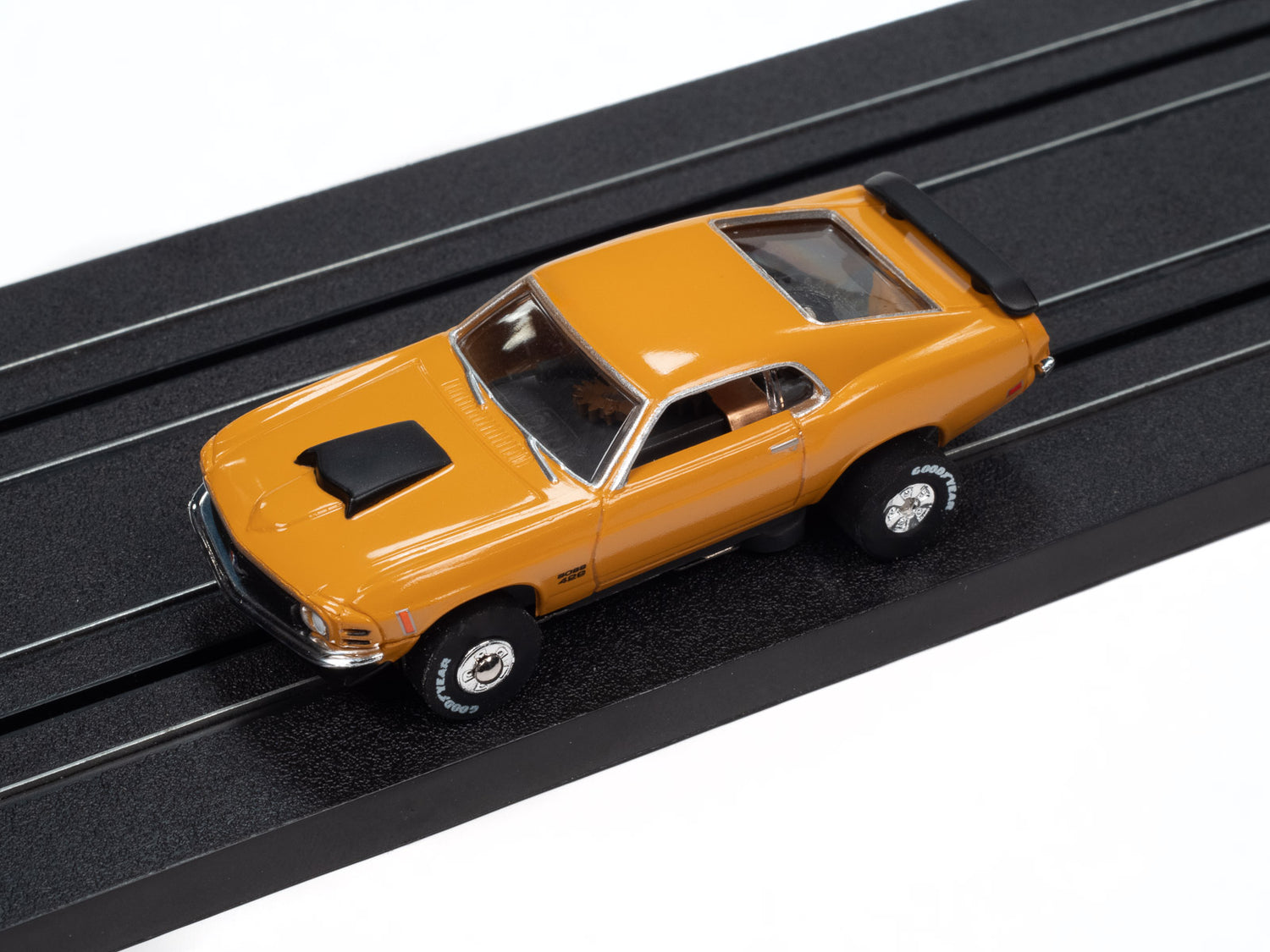 "PRE-ORDER" Auto World Thunderjet 1970 Ford Mustang Boss 429 (Orange) HO Scale Slot Car (DUE JANUARY 2025)