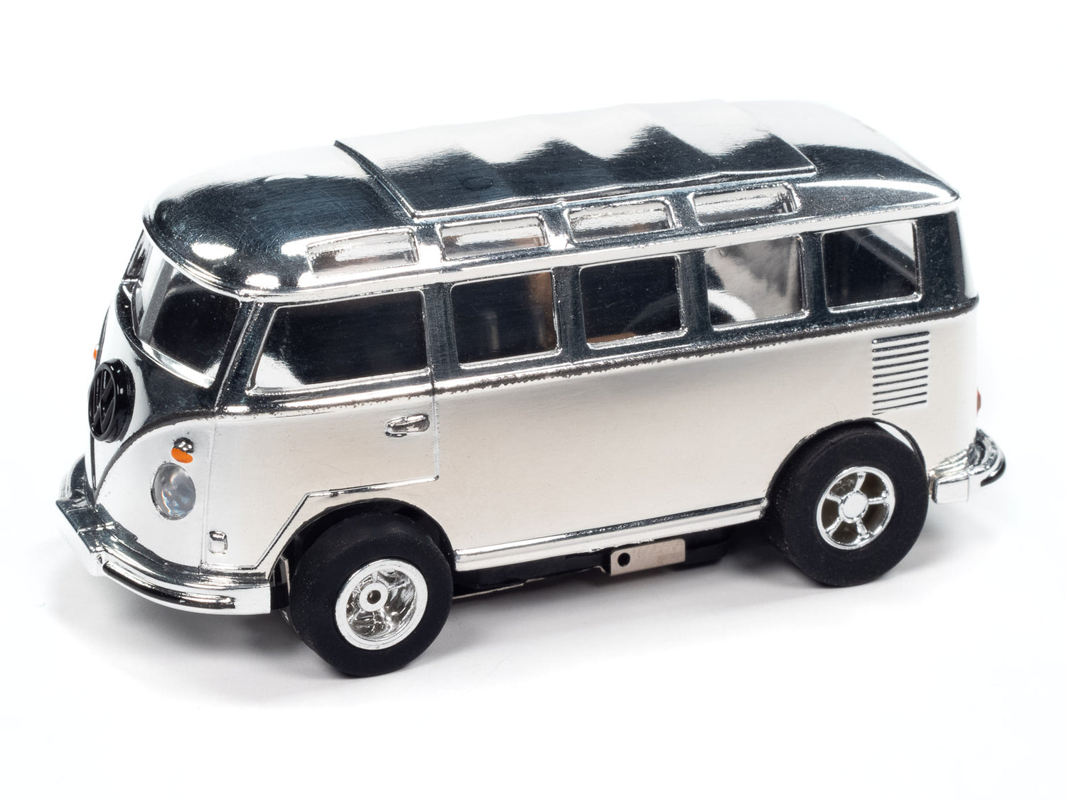 Auto World Xtraction 1965 VW Samba Bus (Blue) HO Scale Slot Car