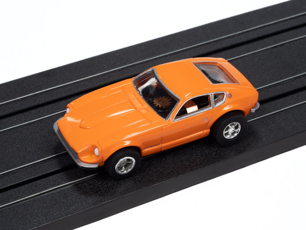 "PRE-ORDER" Auto World Xtraction 1973 Datsun 240z (Orange) HO Scale Slot Car (DUE JANUARY 2025)