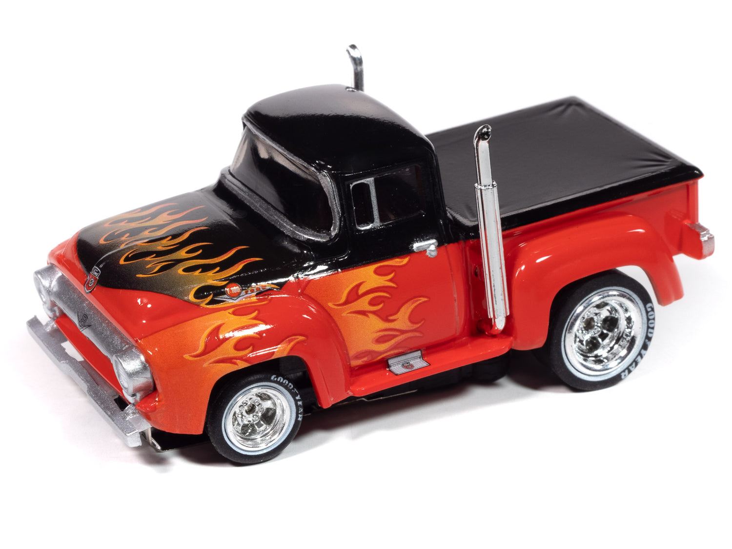 "PRE-ORDER" Auto World 4Gear 1956 Ford F100 Pickup (Red) HO Scale Slot Car (DUE JANUARY 2025)