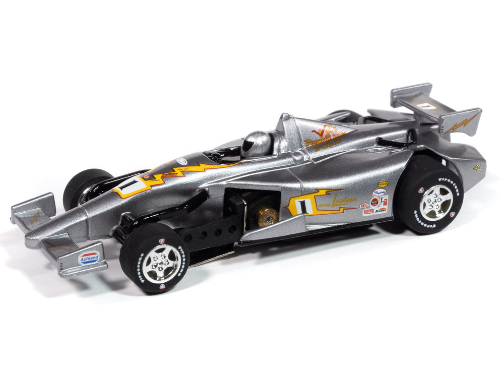 "PRE-ORDER" Auto World Super III 2014 Indy Car Johnny Lightning Special #1 (Gray) HO Scale Slot Car (DUE JANUARY 2025)