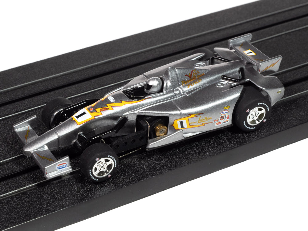 "PRE-ORDER" Auto World Super III 2014 Indy Car Johnny Lightning Special #1 (Gray) HO Scale Slot Car (DUE JANUARY 2025)