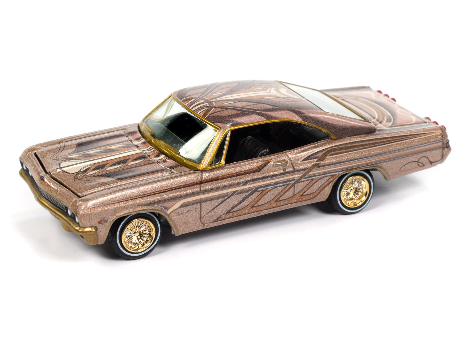 "PRE-ORDER" Johnny Lightning 1965 Chevy Impala SS Lowrider (Custom Bronze Poly) (Auto World Store Exclusive) 1:64 Diecast (DUE MARCH 2025)