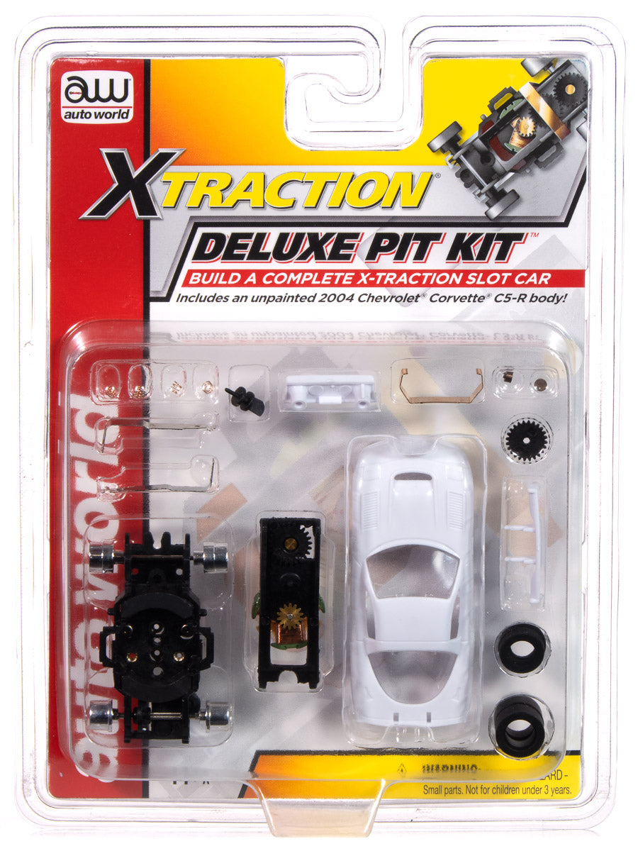 Auto World X Traction Deluxe Pit Kit 2004 Chevrolet Corvette C5 R Bod Auto World Store