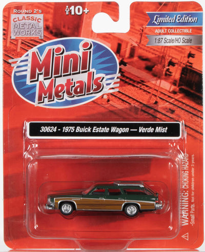 Classic Metal Works 1975 Buick Estate Wagon (Dark Green) 1:87 HO Scale