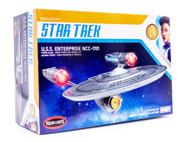 Polar Lights Star Trek Discovery USS Enterprise 1:2500 Scale SNAP