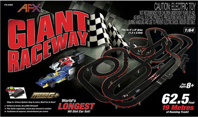 AFX Giant Raceway (62.5 Feet) HO Scale Race Set