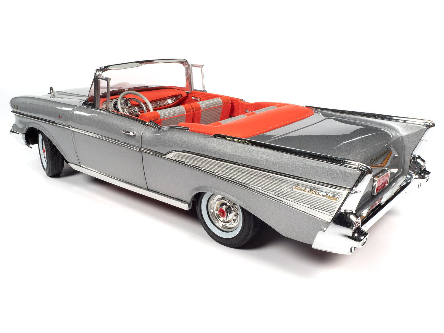 Auto World 1957 Chevrolet Bel Air Convertible 1:18 Scale Diecast