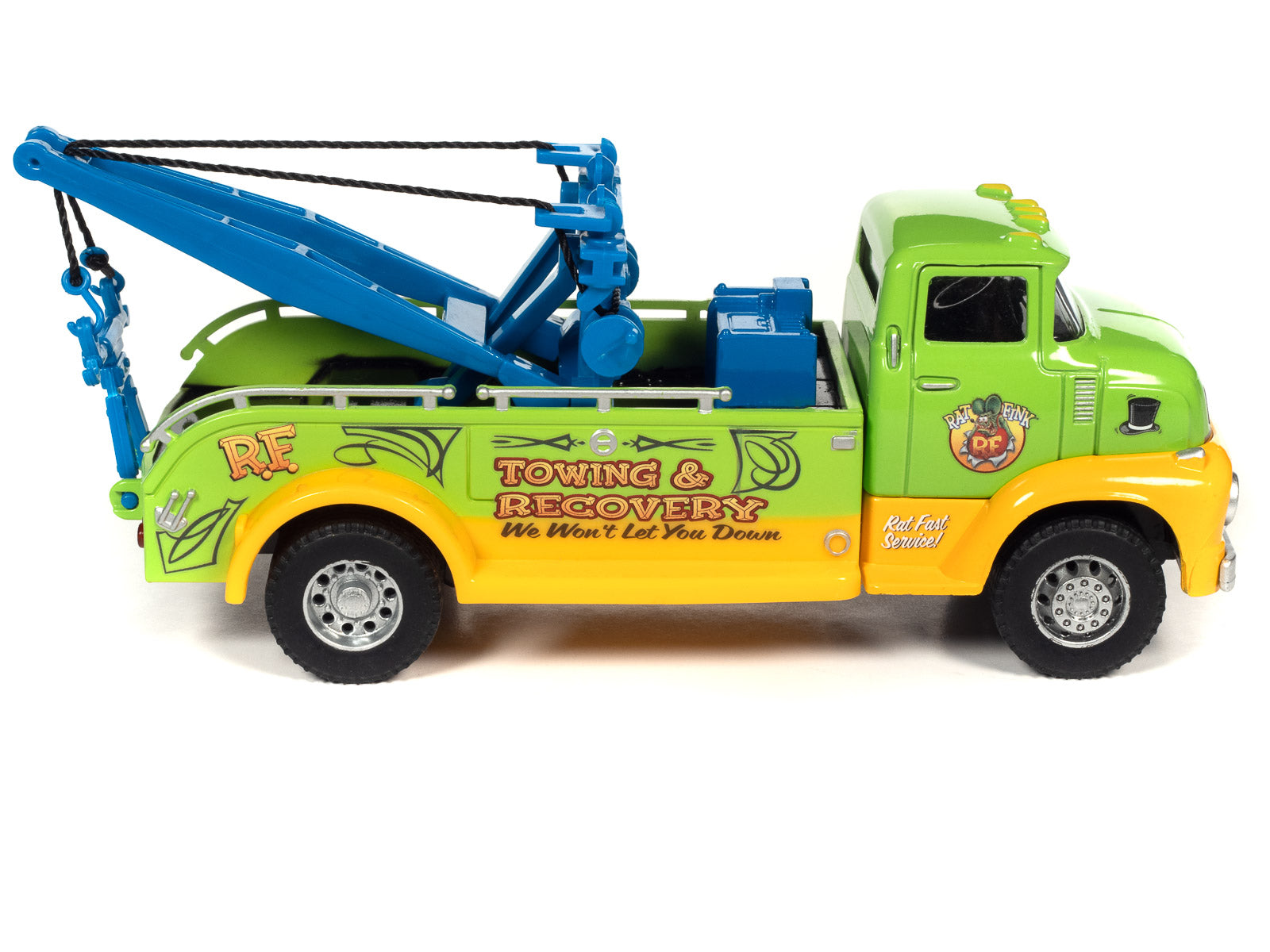 Auto World 1:48 Rat Fink Garage with 1:32 Tow Truck Set – Auto