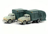 Classic Metal Works 1954 Ford Garbage Truck (Ironwood Sanitation) (2-Pack) 1:160 N Scale