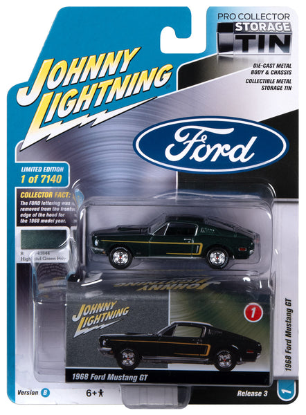 Johnny Lightning 1968 Ford Mustang GT 428 Cobra Jet (Highland 