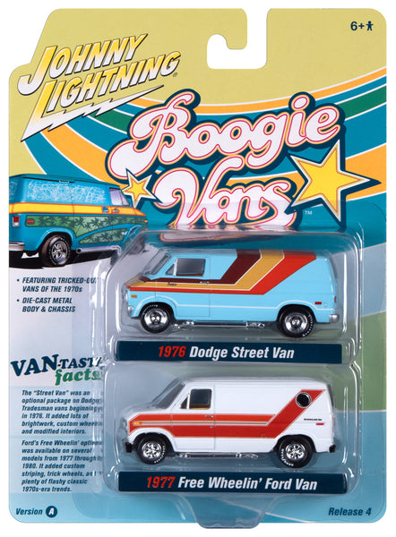 Johnny Lightning 2021 Release 4 Boogie Vans Version A (2-Pack) 1