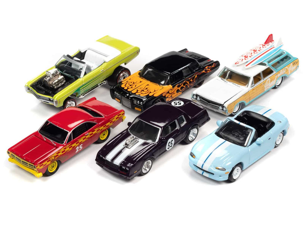 Johnny Lightning Street Freaks 2020 Release 4 Set A (6-Car Sealed Case) 1:64 Scale Diecast