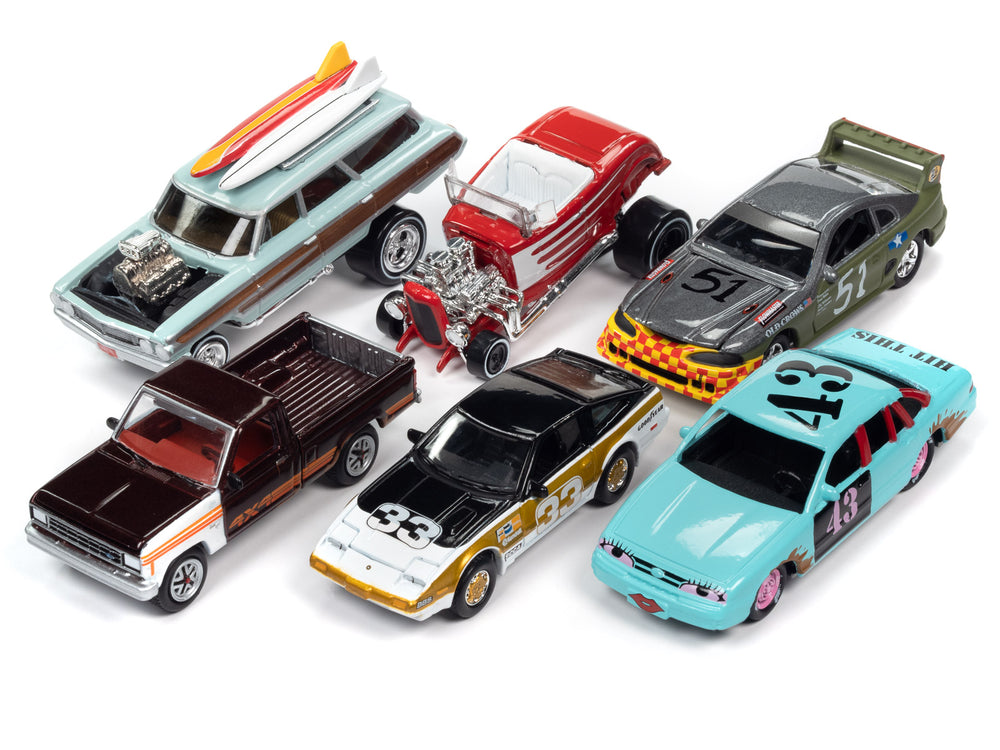 Johnny Lightning Street Freaks 2023 Release 1 Set B (6-Car Sealed Case) 1:64 Scale Diecast