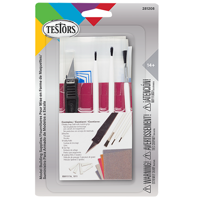 Testors Model Building Supplies 5 Piece Set